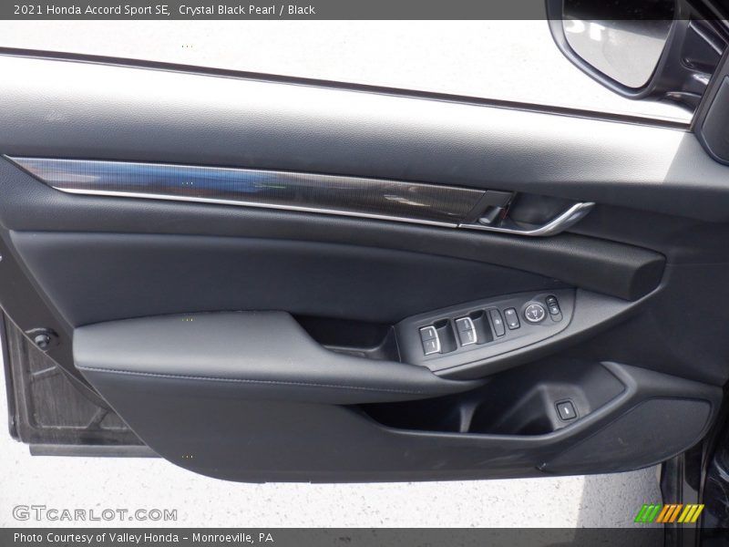 Crystal Black Pearl / Black 2021 Honda Accord Sport SE