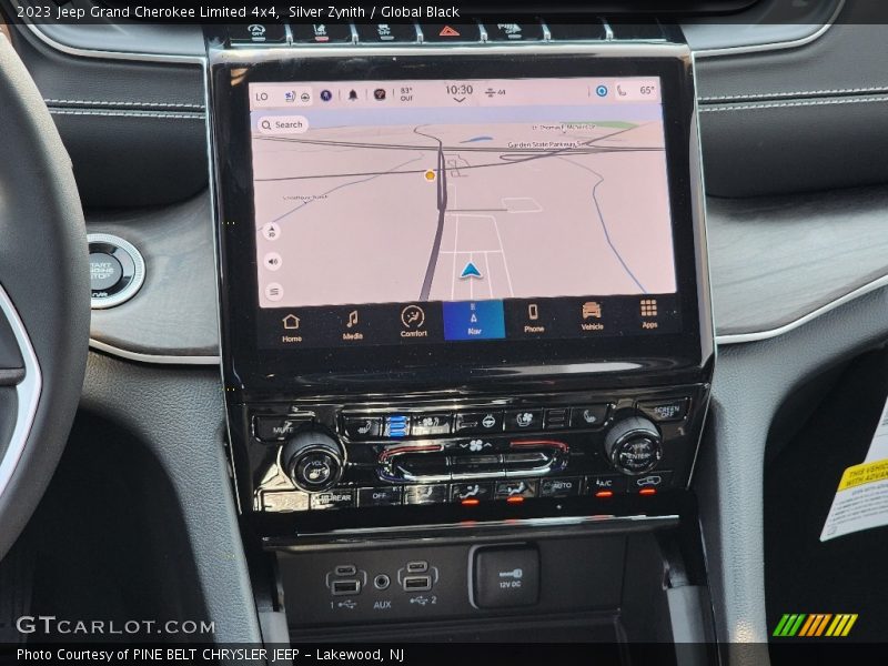Navigation of 2023 Grand Cherokee Limited 4x4