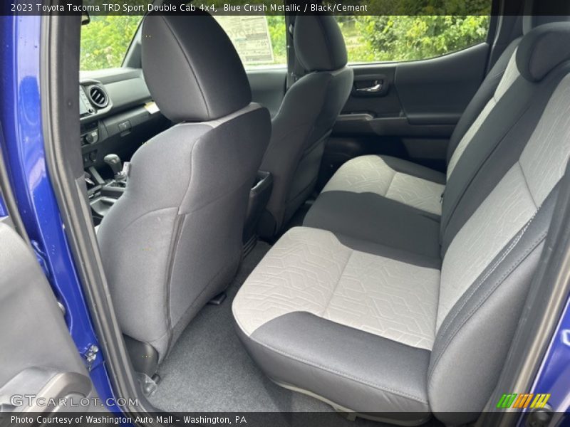 Rear Seat of 2023 Tacoma TRD Sport Double Cab 4x4
