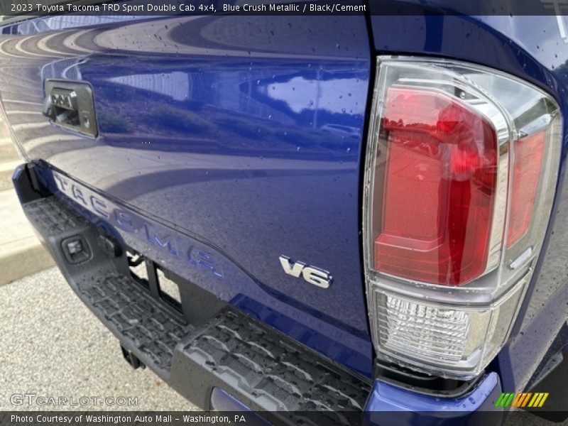 Blue Crush Metallic / Black/Cement 2023 Toyota Tacoma TRD Sport Double Cab 4x4