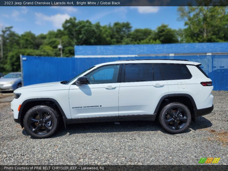 Bright White / Global Black 2023 Jeep Grand Cherokee L Laredo 4x4