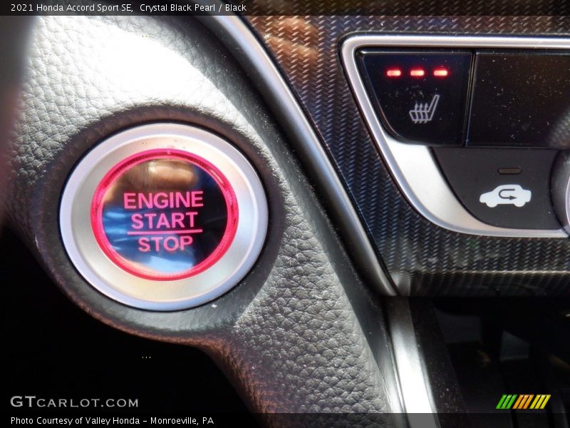 Crystal Black Pearl / Black 2021 Honda Accord Sport SE