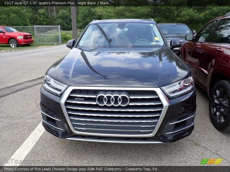 Night Black / Black 2017 Audi Q7 3.0T quattro Premium Plus