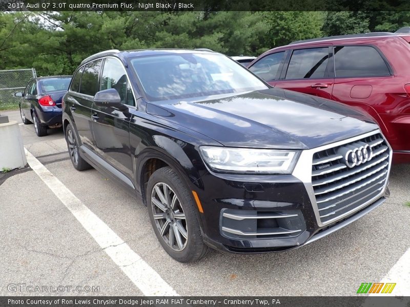 Night Black / Black 2017 Audi Q7 3.0T quattro Premium Plus