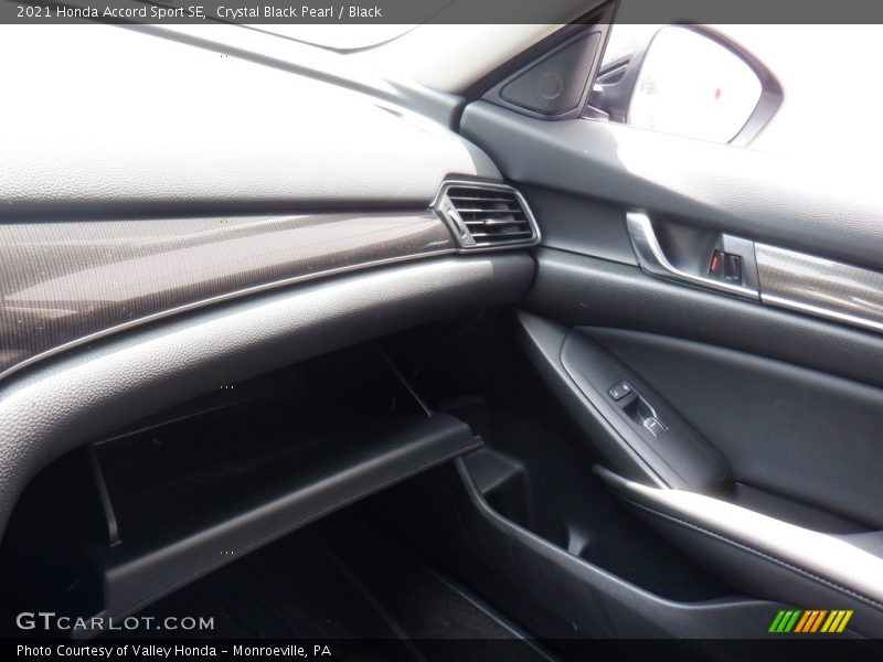 Crystal Black Pearl / Black 2021 Honda Accord Sport SE