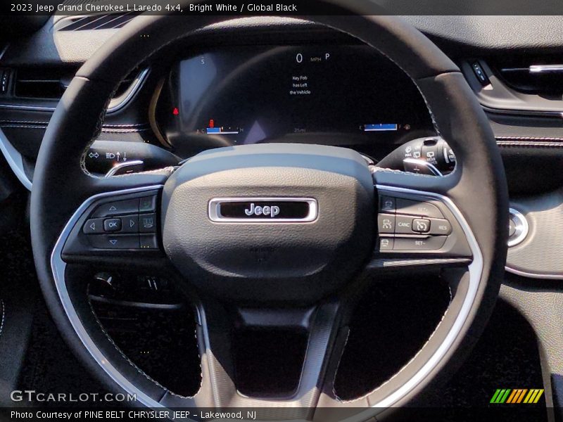 Bright White / Global Black 2023 Jeep Grand Cherokee L Laredo 4x4
