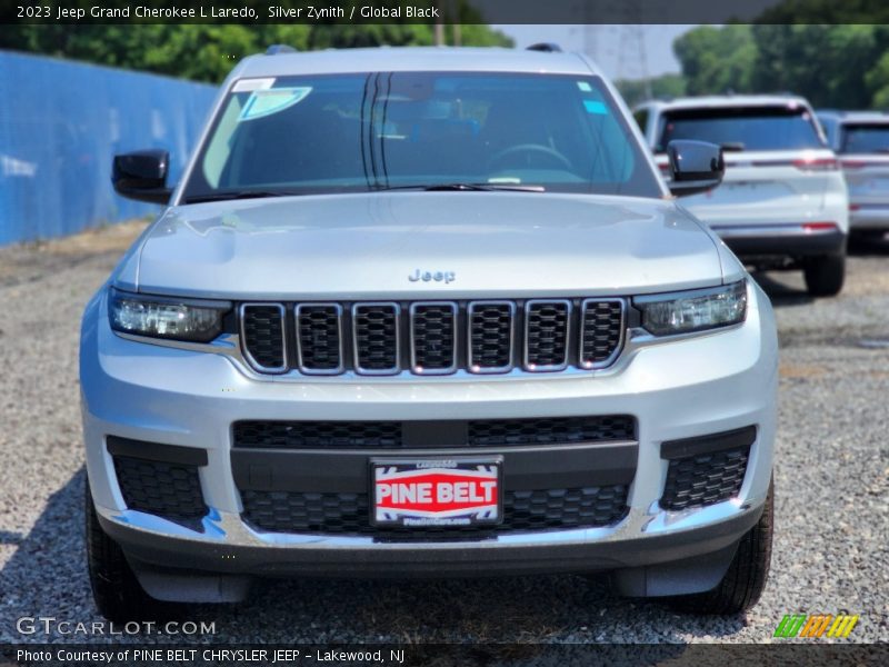 Silver Zynith / Global Black 2023 Jeep Grand Cherokee L Laredo