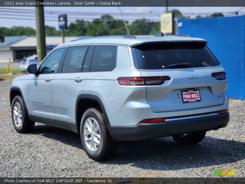 Silver Zynith / Global Black 2023 Jeep Grand Cherokee L Laredo