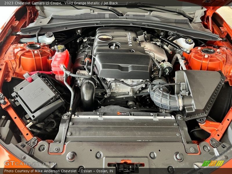Vivid Orange Metallic / Jet Black 2023 Chevrolet Camaro LS Coupe