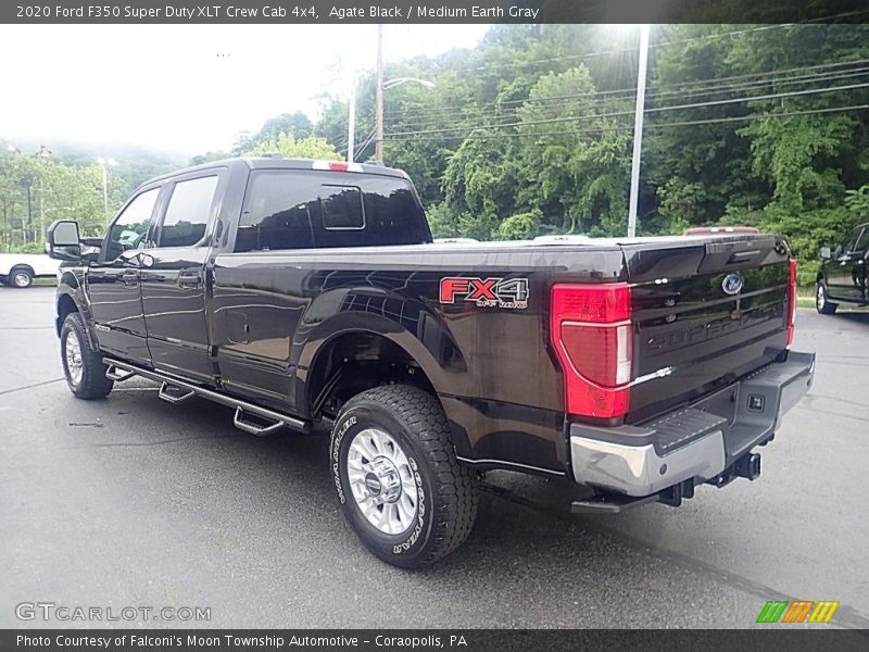 Agate Black / Medium Earth Gray 2020 Ford F350 Super Duty XLT Crew Cab 4x4