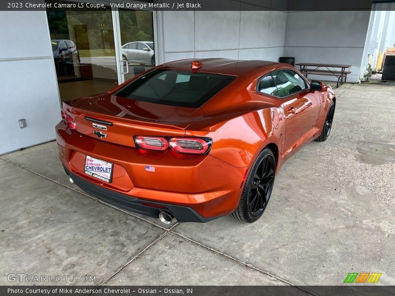 Vivid Orange Metallic / Jet Black 2023 Chevrolet Camaro LS Coupe