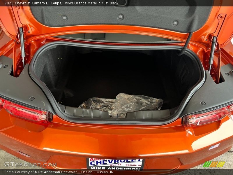 Vivid Orange Metallic / Jet Black 2023 Chevrolet Camaro LS Coupe