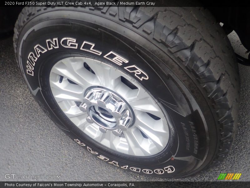 Agate Black / Medium Earth Gray 2020 Ford F350 Super Duty XLT Crew Cab 4x4