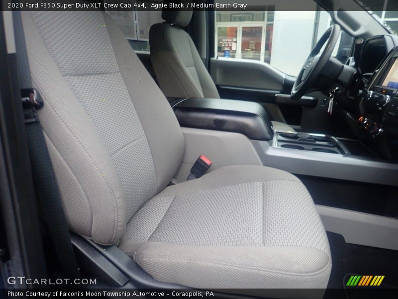 Agate Black / Medium Earth Gray 2020 Ford F350 Super Duty XLT Crew Cab 4x4
