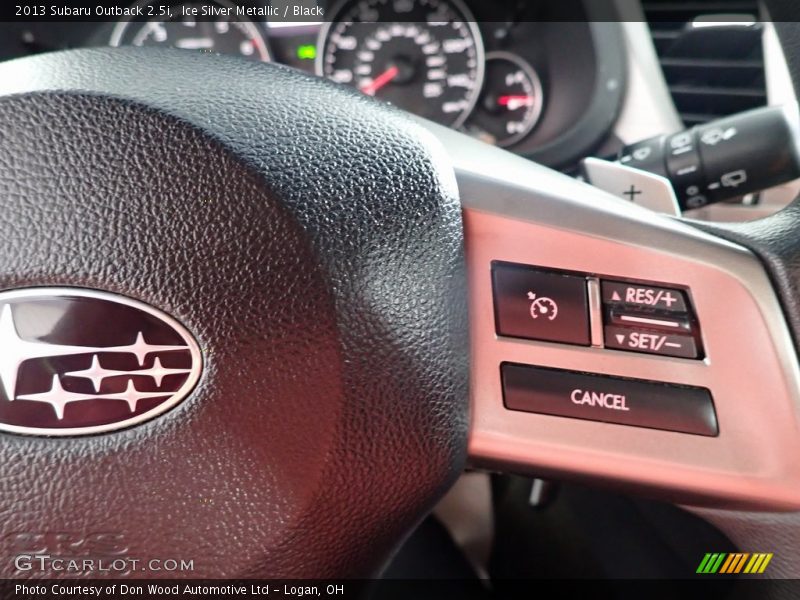 Ice Silver Metallic / Black 2013 Subaru Outback 2.5i