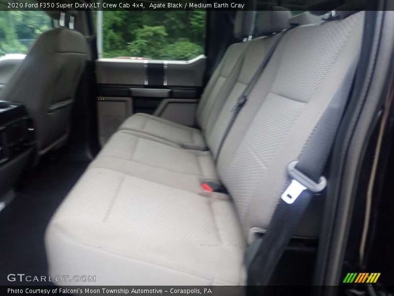 Agate Black / Medium Earth Gray 2020 Ford F350 Super Duty XLT Crew Cab 4x4