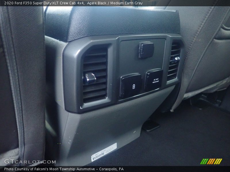 Agate Black / Medium Earth Gray 2020 Ford F350 Super Duty XLT Crew Cab 4x4