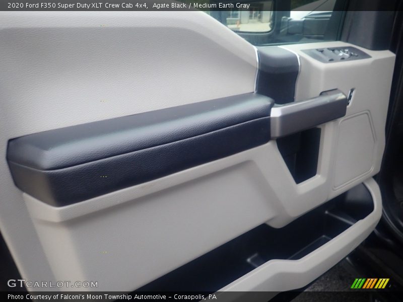 Agate Black / Medium Earth Gray 2020 Ford F350 Super Duty XLT Crew Cab 4x4