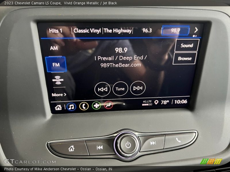 Controls of 2023 Camaro LS Coupe