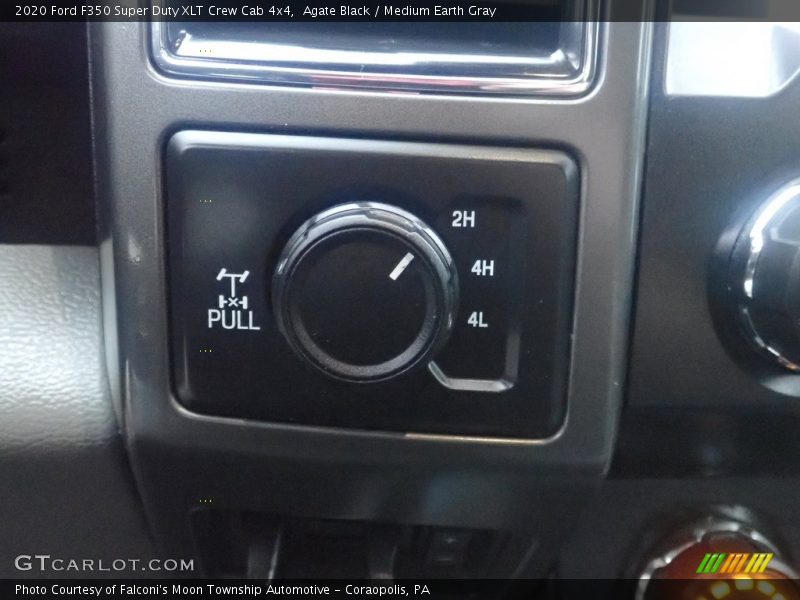 Agate Black / Medium Earth Gray 2020 Ford F350 Super Duty XLT Crew Cab 4x4