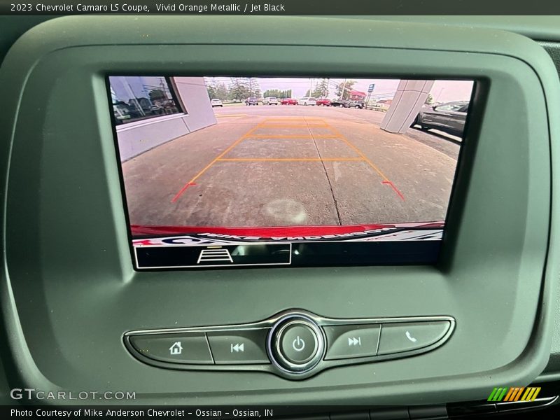 Vivid Orange Metallic / Jet Black 2023 Chevrolet Camaro LS Coupe