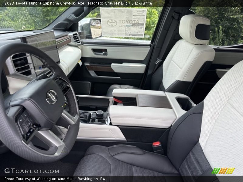  2023 Tundra Capstone CrewMax 4x4 Black/White Interior