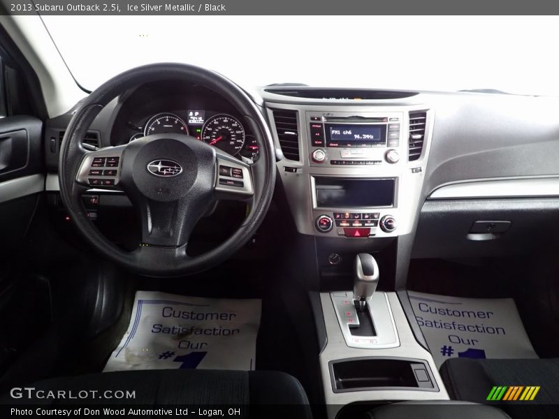 Ice Silver Metallic / Black 2013 Subaru Outback 2.5i