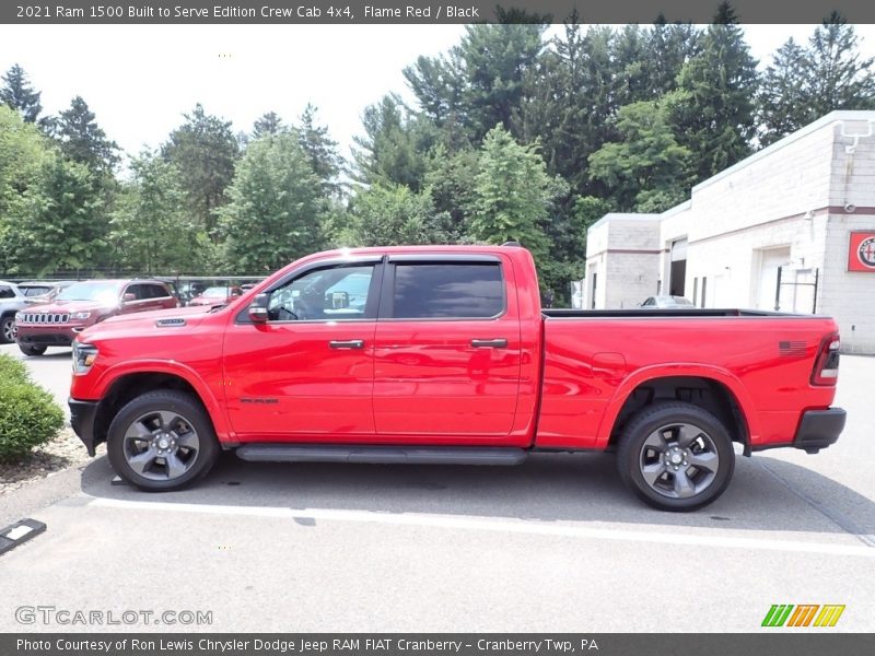 Flame Red / Black 2021 Ram 1500 Built to Serve Edition Crew Cab 4x4