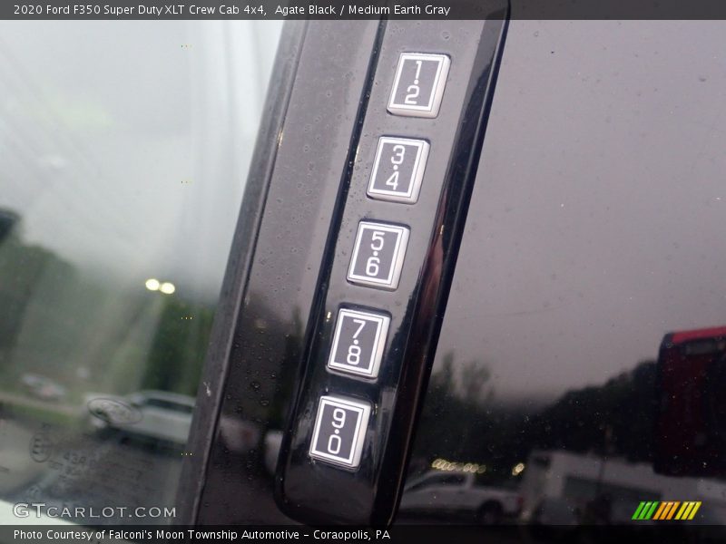 Agate Black / Medium Earth Gray 2020 Ford F350 Super Duty XLT Crew Cab 4x4