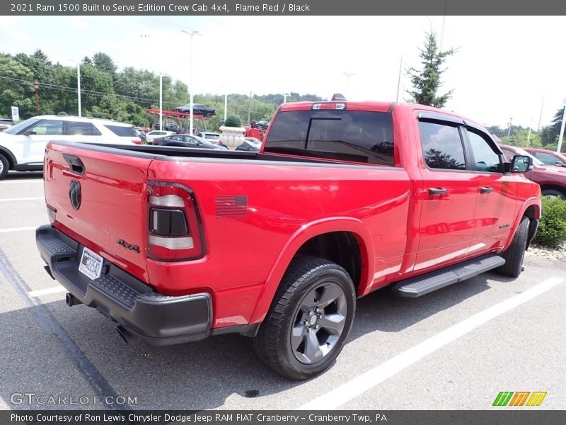 Flame Red / Black 2021 Ram 1500 Built to Serve Edition Crew Cab 4x4