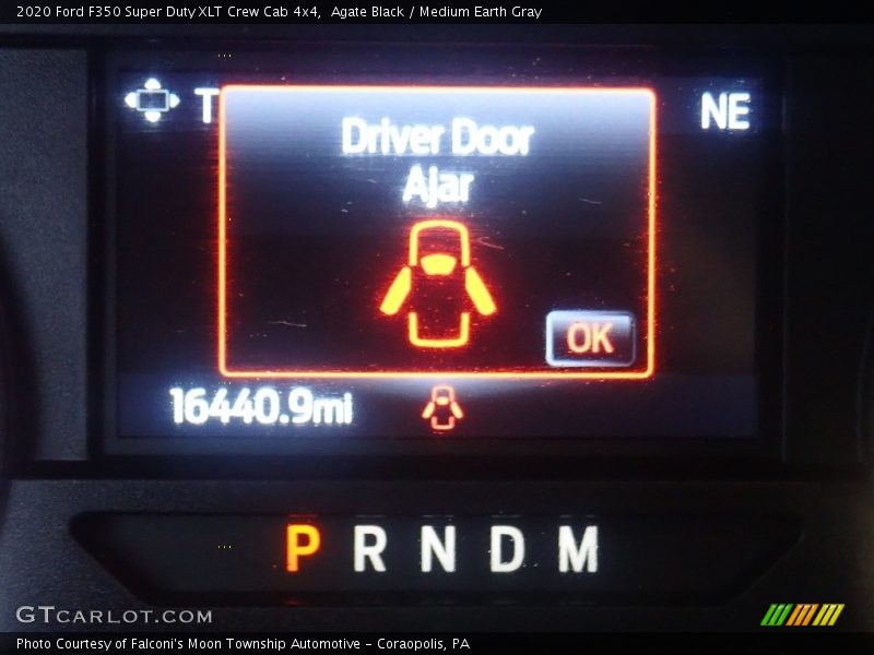 Agate Black / Medium Earth Gray 2020 Ford F350 Super Duty XLT Crew Cab 4x4