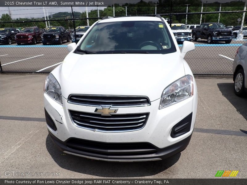 Summit White / Jet Black 2015 Chevrolet Trax LT AWD