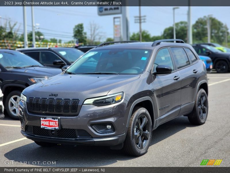 Granite Crystal Metallic / Black 2023 Jeep Cherokee Altitude Lux 4x4
