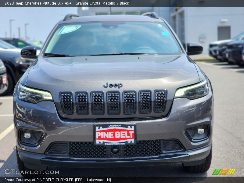 Granite Crystal Metallic / Black 2023 Jeep Cherokee Altitude Lux 4x4