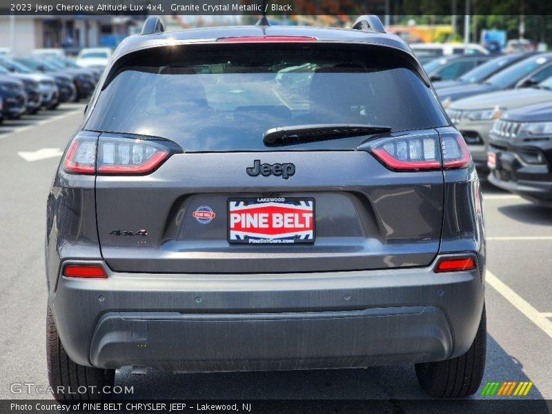 Granite Crystal Metallic / Black 2023 Jeep Cherokee Altitude Lux 4x4