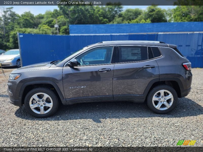 Granite Crystal Metallic / Black 2023 Jeep Compass Latitude 4x4