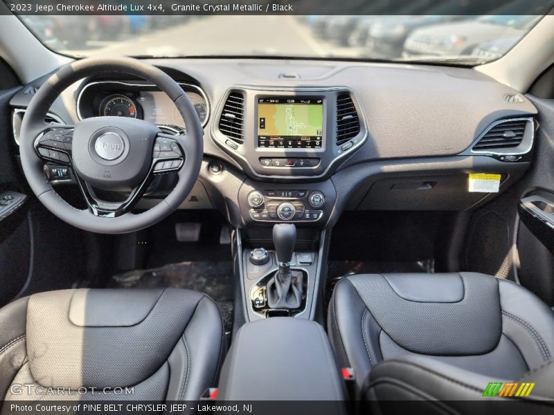 Granite Crystal Metallic / Black 2023 Jeep Cherokee Altitude Lux 4x4