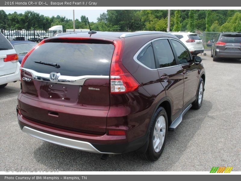 Basque Red Pearl II / Gray 2016 Honda CR-V EX-L