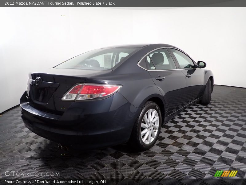 Polished Slate / Black 2012 Mazda MAZDA6 i Touring Sedan