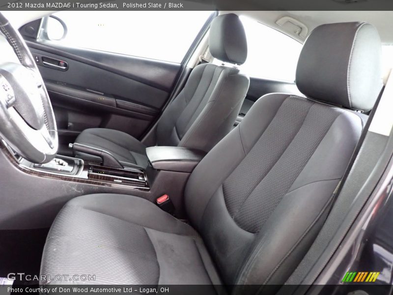 Polished Slate / Black 2012 Mazda MAZDA6 i Touring Sedan