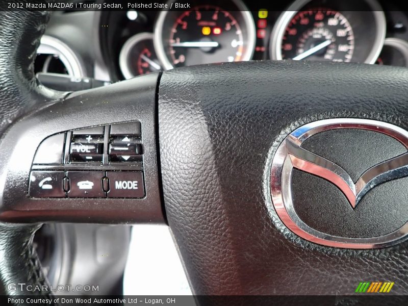 Polished Slate / Black 2012 Mazda MAZDA6 i Touring Sedan