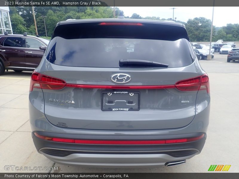 Hampton Gray / Black 2023 Hyundai Santa Fe SE AWD