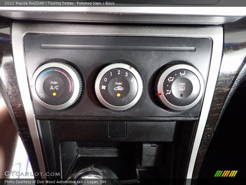 Polished Slate / Black 2012 Mazda MAZDA6 i Touring Sedan