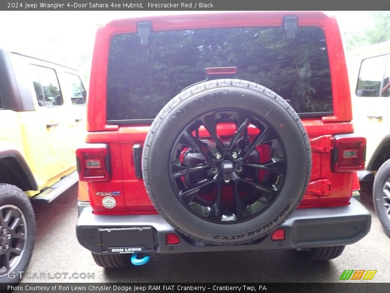 Firecracker Red / Black 2024 Jeep Wrangler 4-Door Sahara 4xe Hybrid