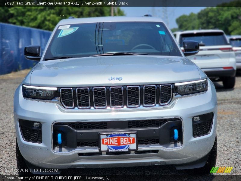Silver Zynith / Global Black 2023 Jeep Grand Cherokee Overland 4XE