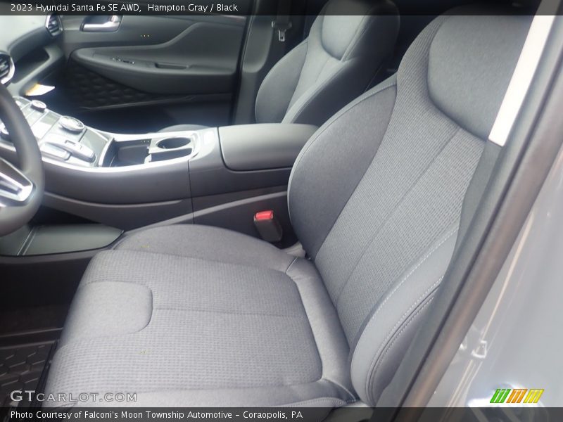 Hampton Gray / Black 2023 Hyundai Santa Fe SE AWD