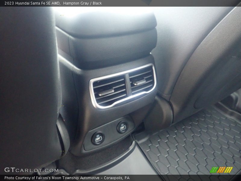 Hampton Gray / Black 2023 Hyundai Santa Fe SE AWD