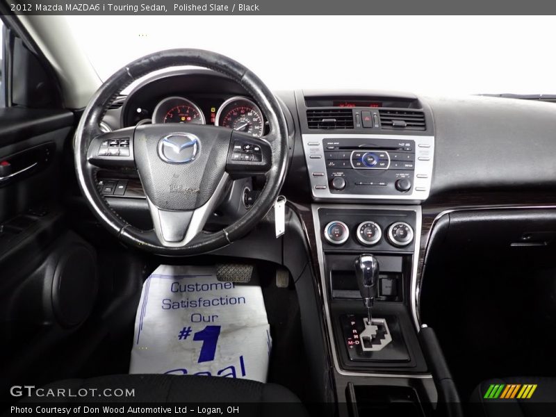 Polished Slate / Black 2012 Mazda MAZDA6 i Touring Sedan