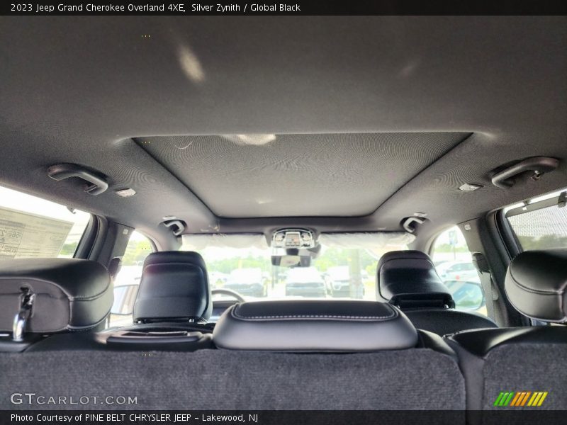 Sunroof of 2023 Grand Cherokee Overland 4XE