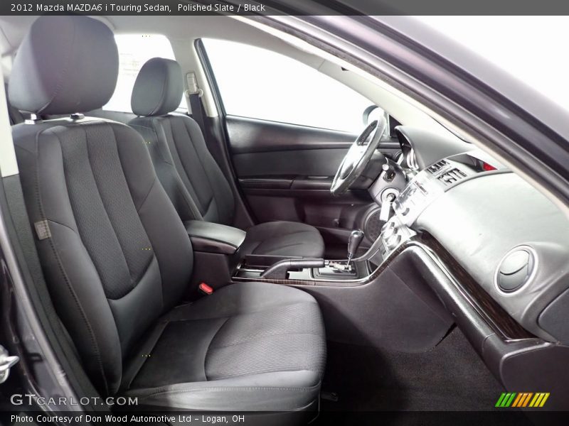 Polished Slate / Black 2012 Mazda MAZDA6 i Touring Sedan